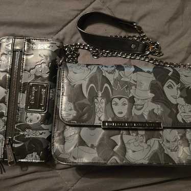 Purchases Loungefly Villains Perfume bottle bag set