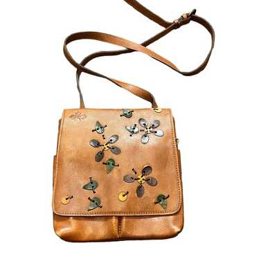 PATRICIA NASH COGNAC LEATHER CROSSBODY BAG BROWN … - image 1