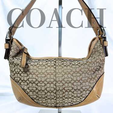 COACH Small Hobo One-Shoulder Bag Mini Signature - image 1