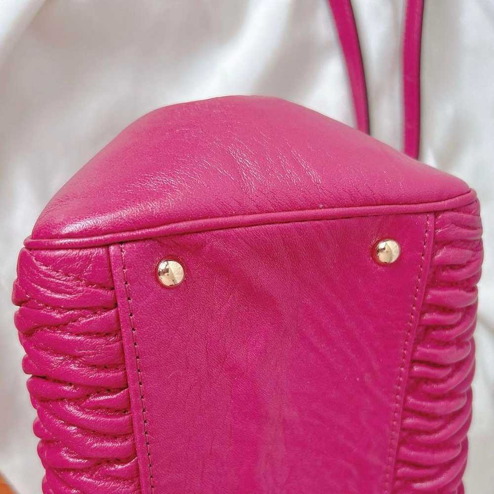 COACH Pink Leather Handbag - image 6