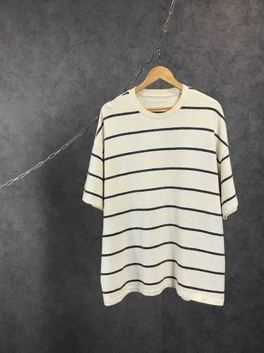 Allsaints Allsaints oversized striped heavy tee