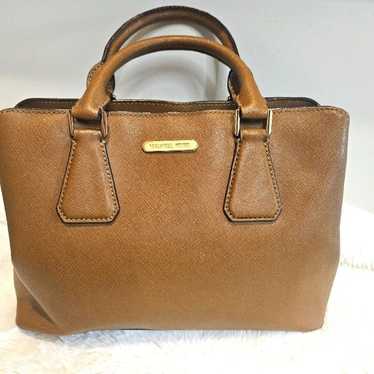 Michael Kors Brown Saffiano Leather Handbag