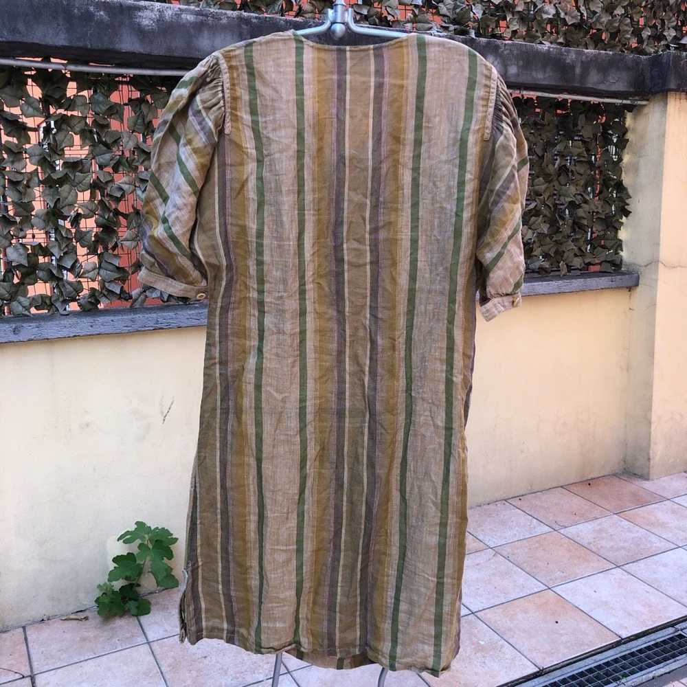 Luisa Beccaria Luisa Spagnoli Linen Italian Dress… - image 2