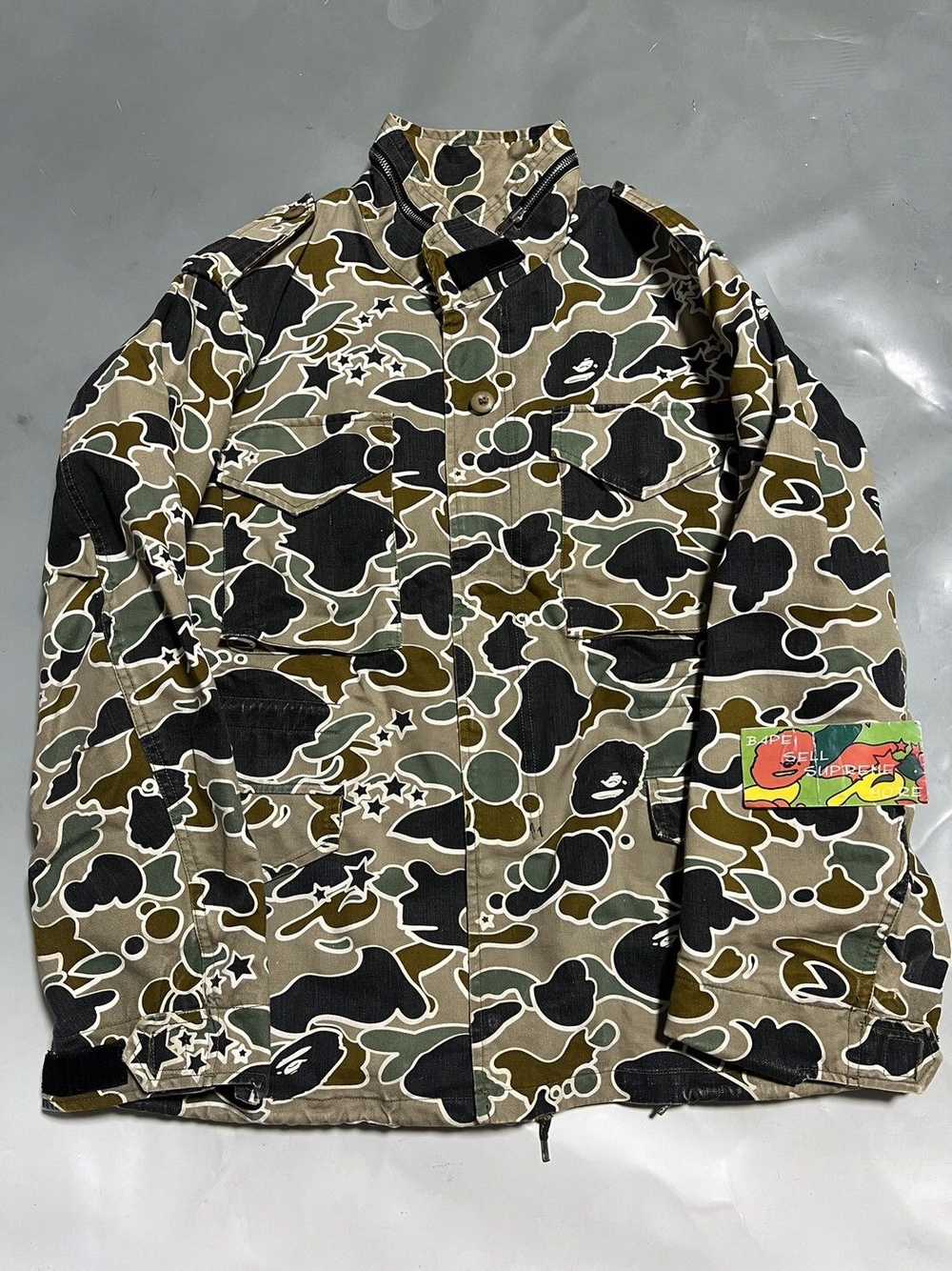 BAPE psyche camo jacket - image 1