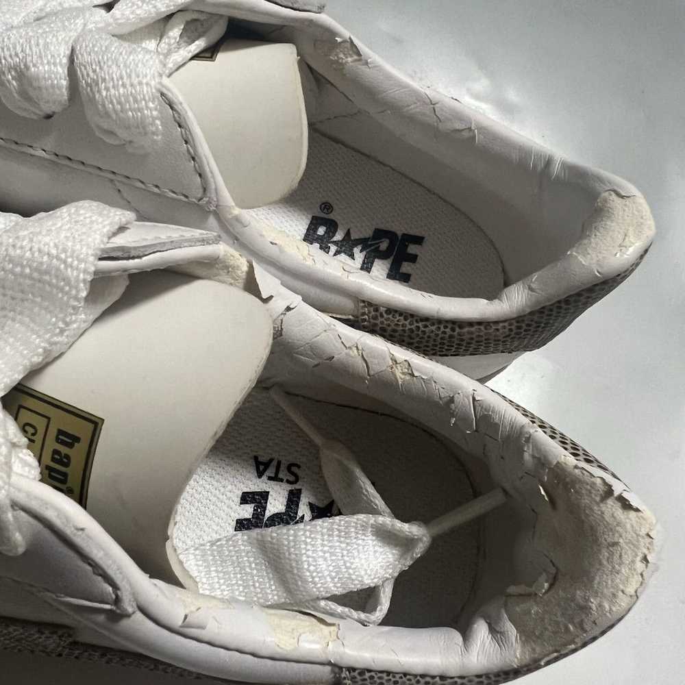 BAPE skull sta White/snake leather - image 3