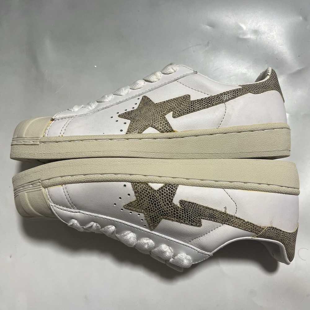 BAPE skull sta White/snake leather - image 5