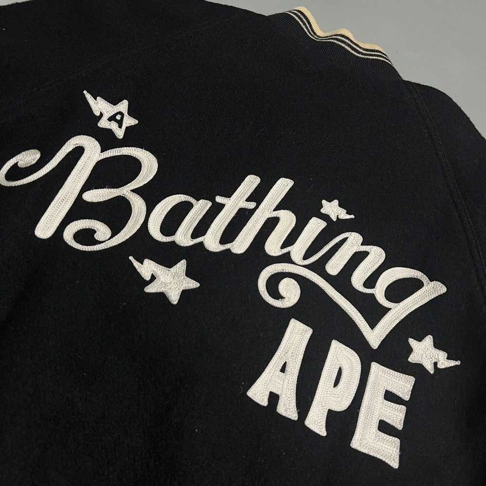 BAPE Sta aoyama limited versity jacket black - image 5