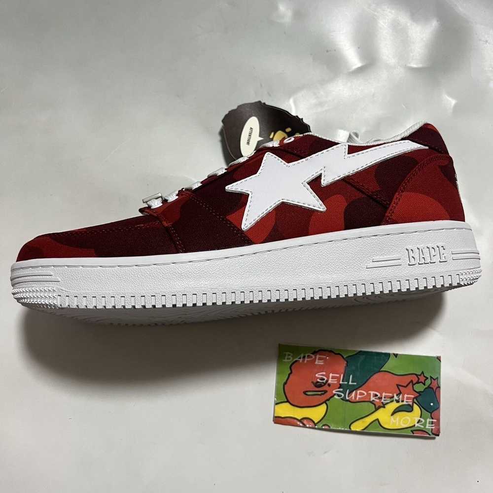 BAPE Sta Red camo canvas - image 1