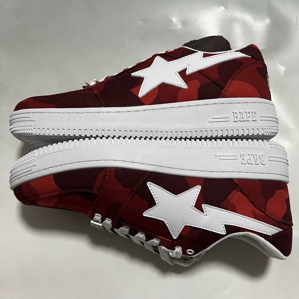 BAPE Sta Red camo canvas - image 3