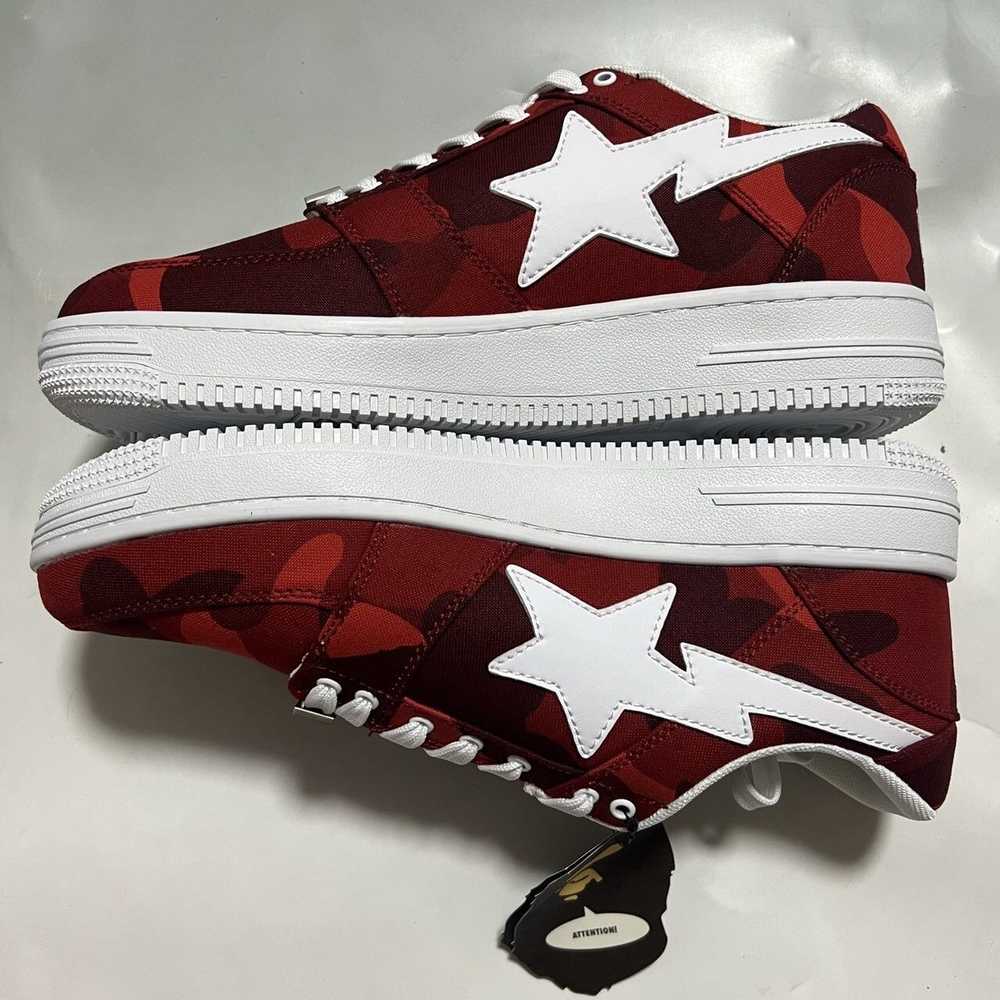 BAPE Sta Red camo canvas - image 4