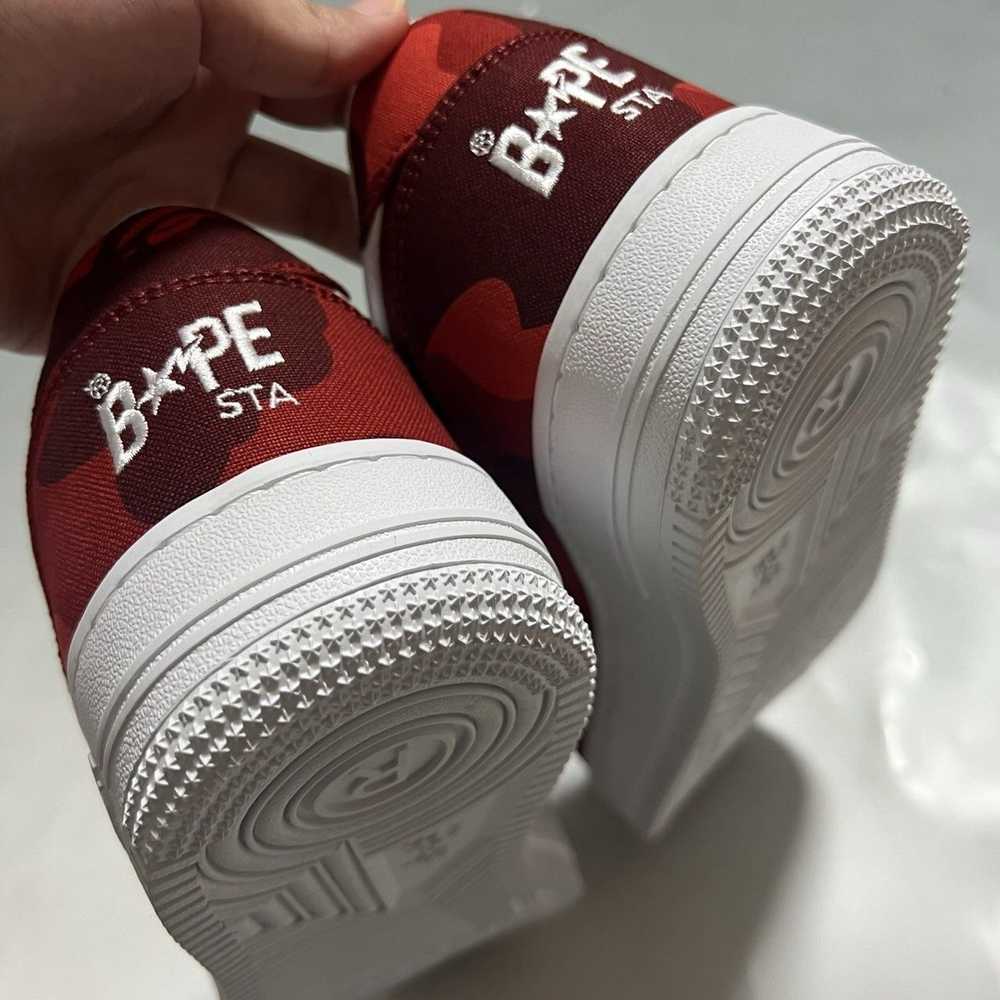 BAPE Sta Red camo canvas - image 6