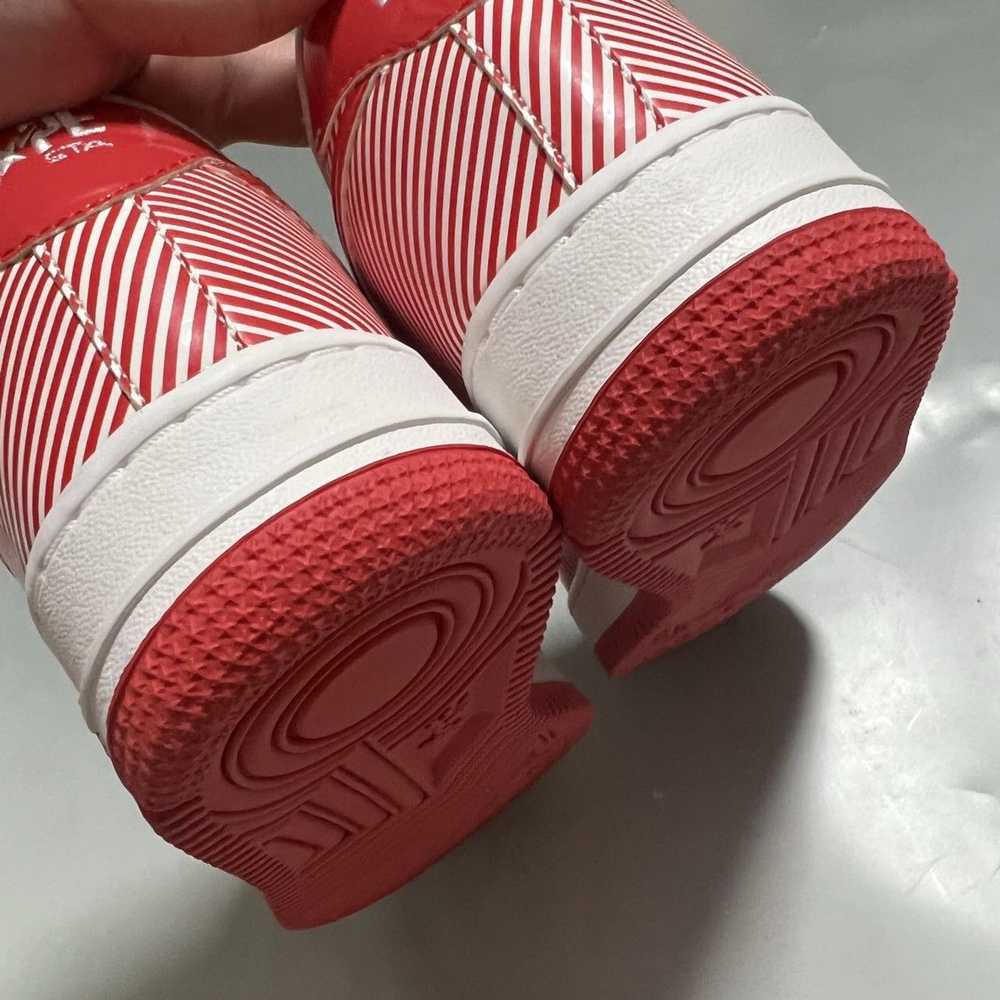 2007 BAPE Sta striped/Red/White patent leather - image 6