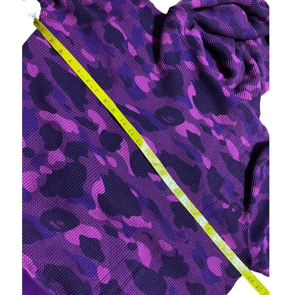 BAPE Thermal Full Zip Hoodie Purpld camo - image 4