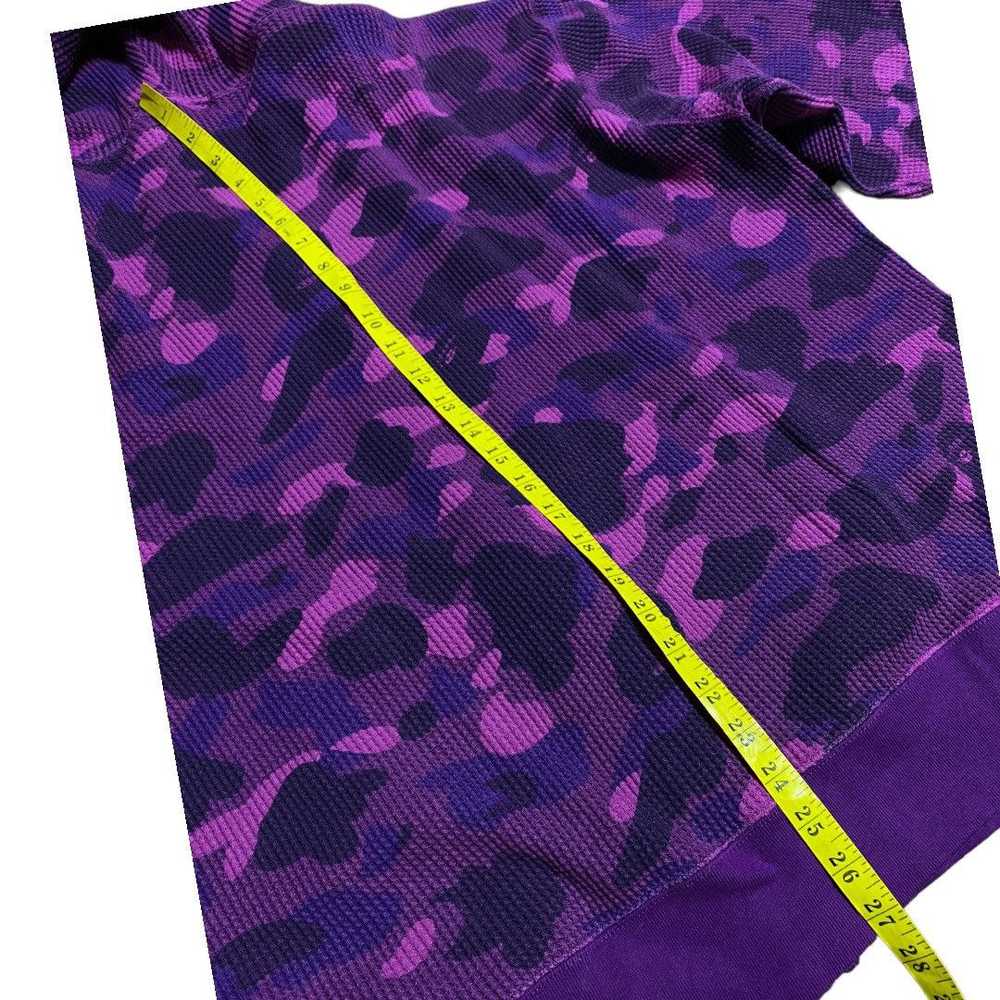 BAPE Thermal Full Zip Hoodie Purpld camo - image 5