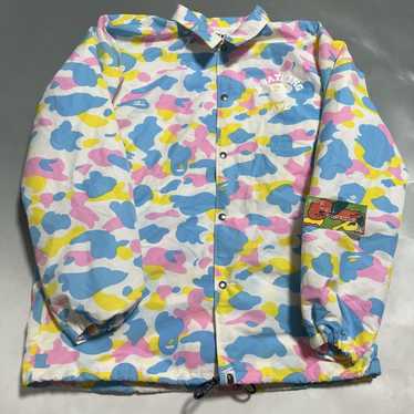 BAPE cotton candy nylon jacket - image 1