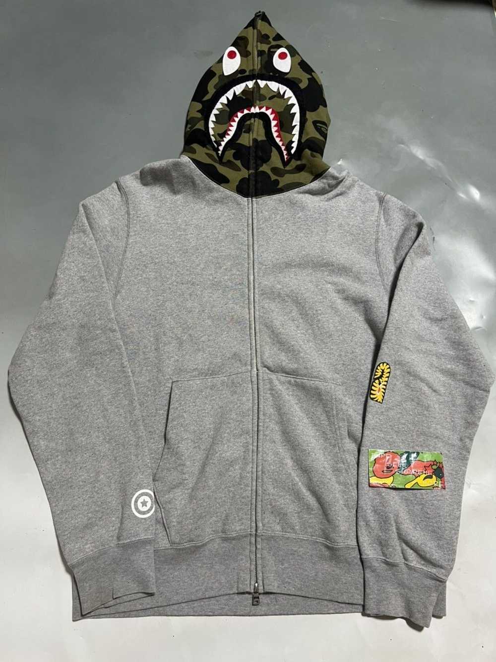 1st Camo Shark Full Zip Hoodie - image 1