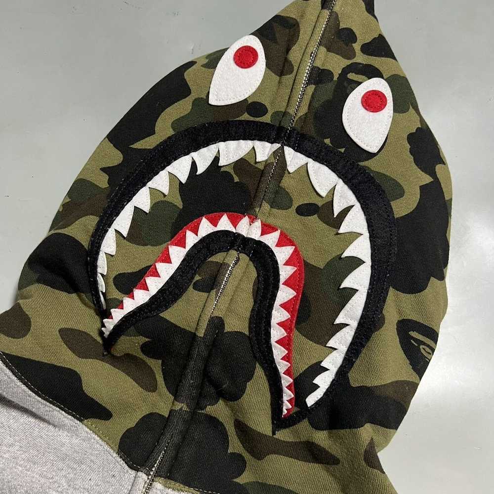 1st Camo Shark Full Zip Hoodie - image 3