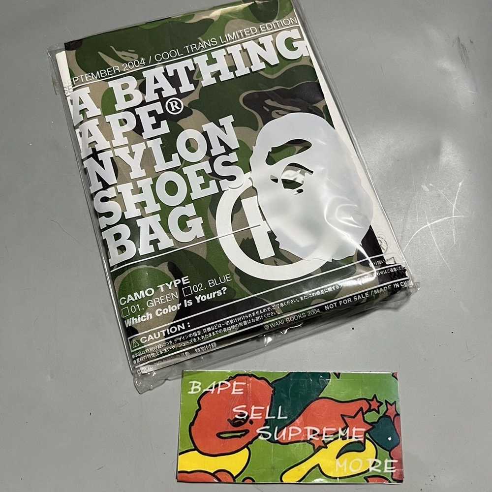 BAPE nylon shoes bag ABC camo - image 2