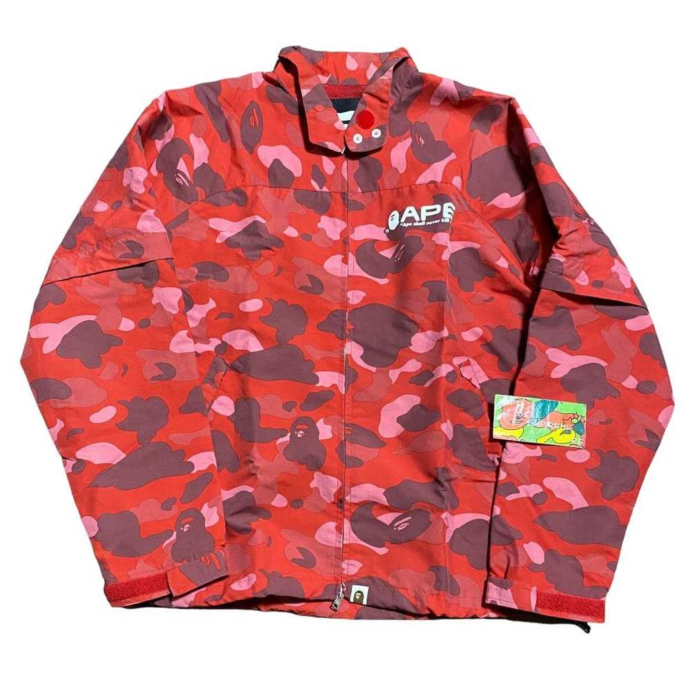 BAPE Nylon Jacket Farrell Red camo - image 1