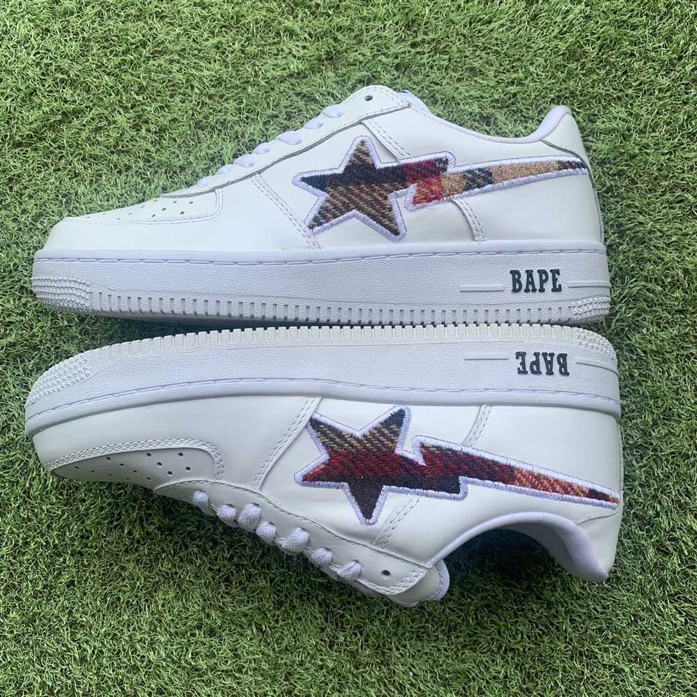 BAPE Sta White/lovegene check - image 4