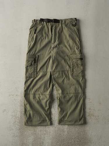 Vintage Y2K Green BC Clothing Cargo Hiking Pants … - image 1