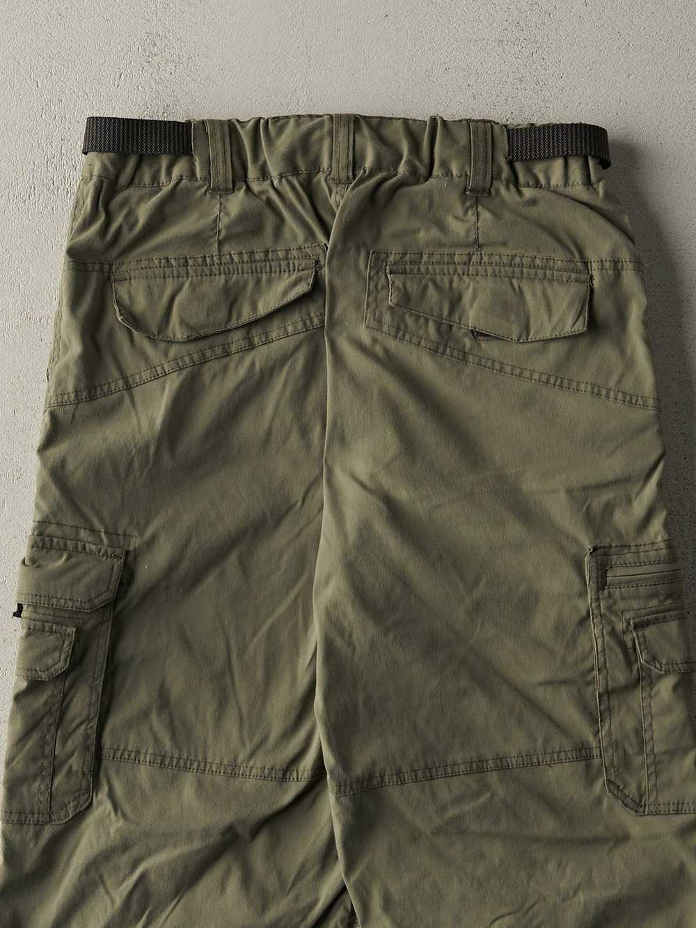 Vintage Y2K Green BC Clothing Cargo Hiking Pants … - image 4