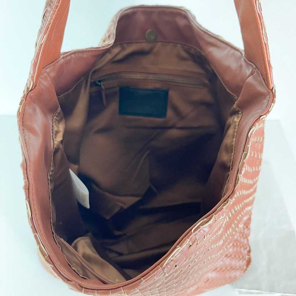 Deux Lux NWOT Brown Buttery Soft Weave Hobo Bag - image 4