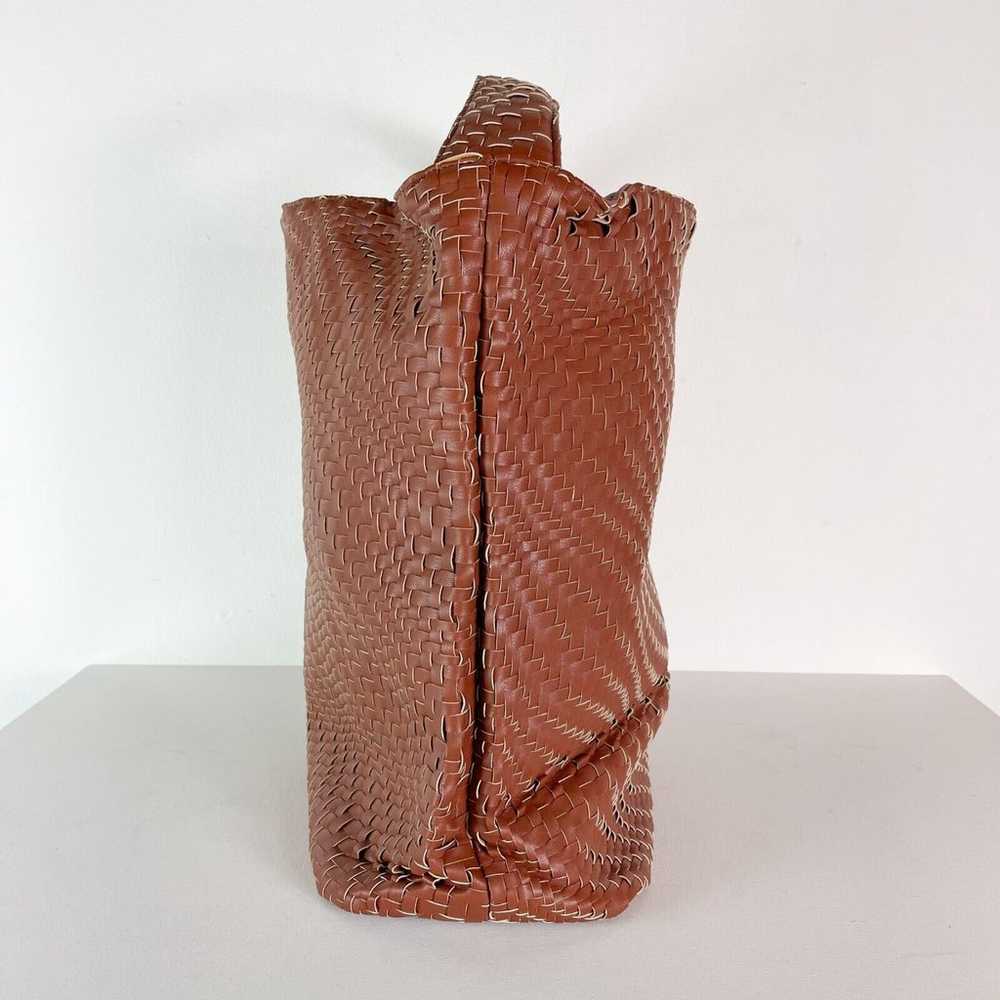 Deux Lux NWOT Brown Buttery Soft Weave Hobo Bag - image 5