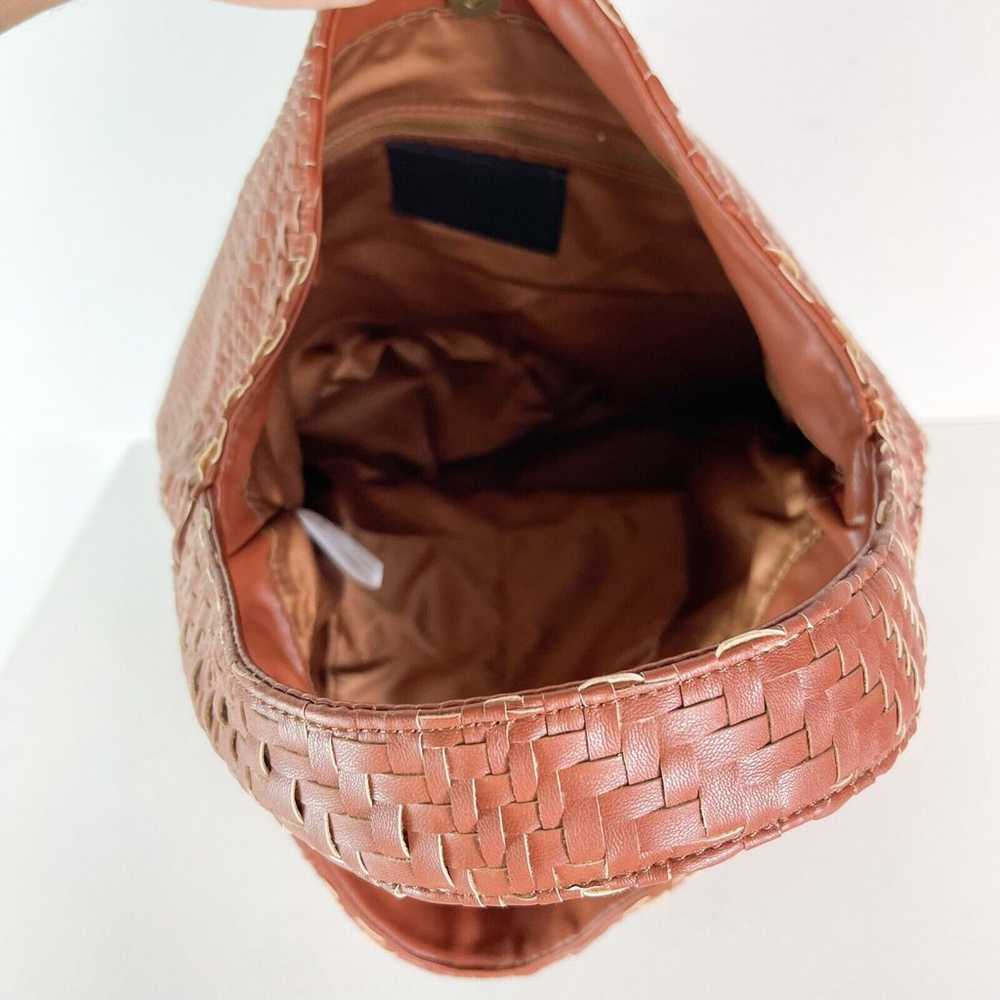 Deux Lux NWOT Brown Buttery Soft Weave Hobo Bag - image 8