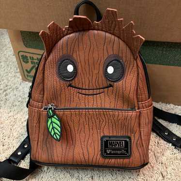 Loungefly Marvel Groot OG / Heart Logo Backpack - image 1