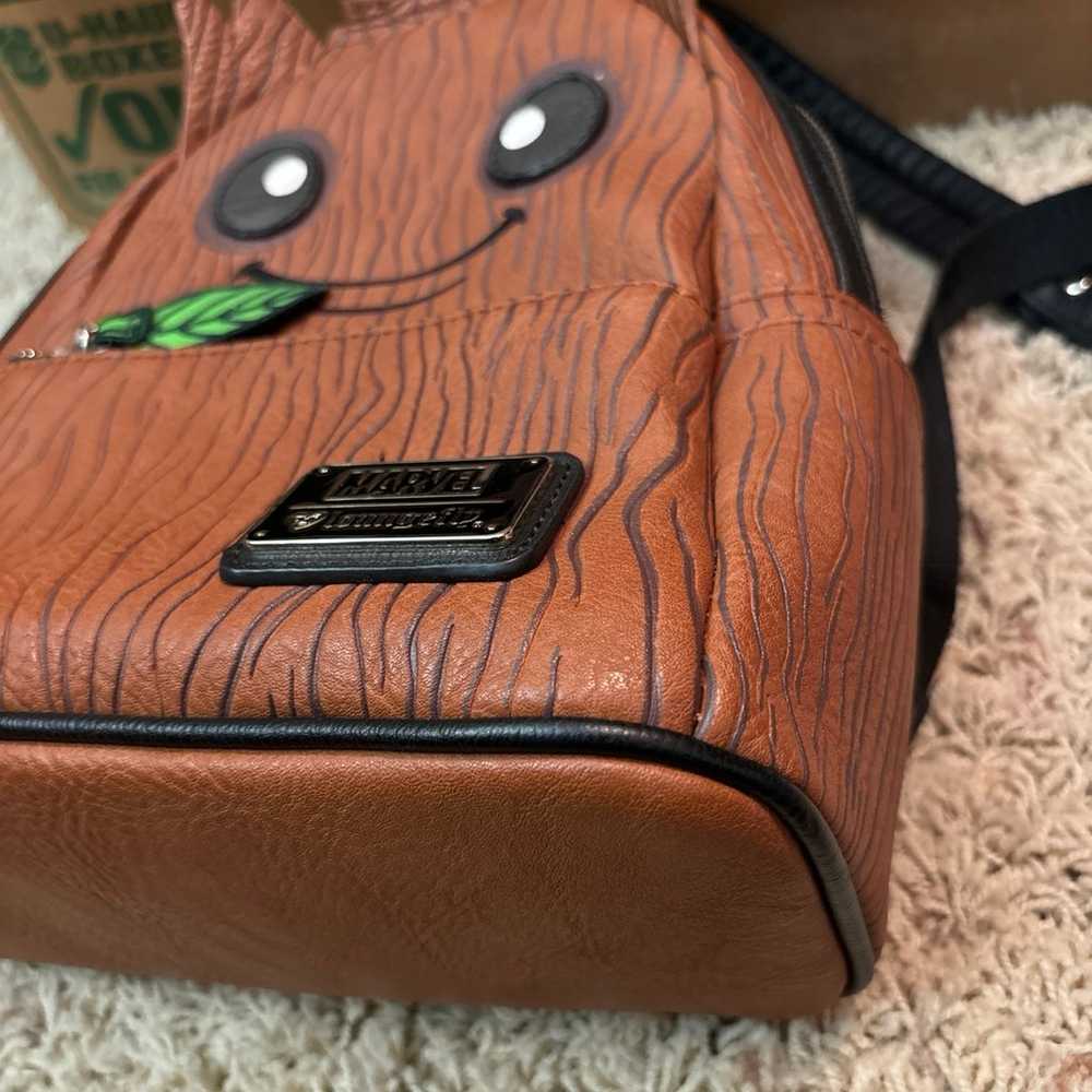 Loungefly Marvel Groot OG / Heart Logo Backpack - image 4