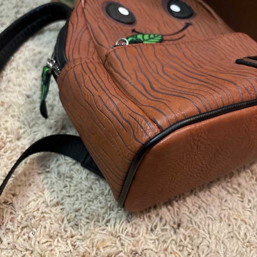 Loungefly Marvel Groot OG / Heart Logo Backpack - image 5