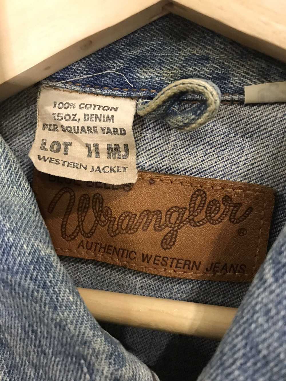 Cowboy Equipment × Denim Jacket × Wrangler Vintag… - image 5