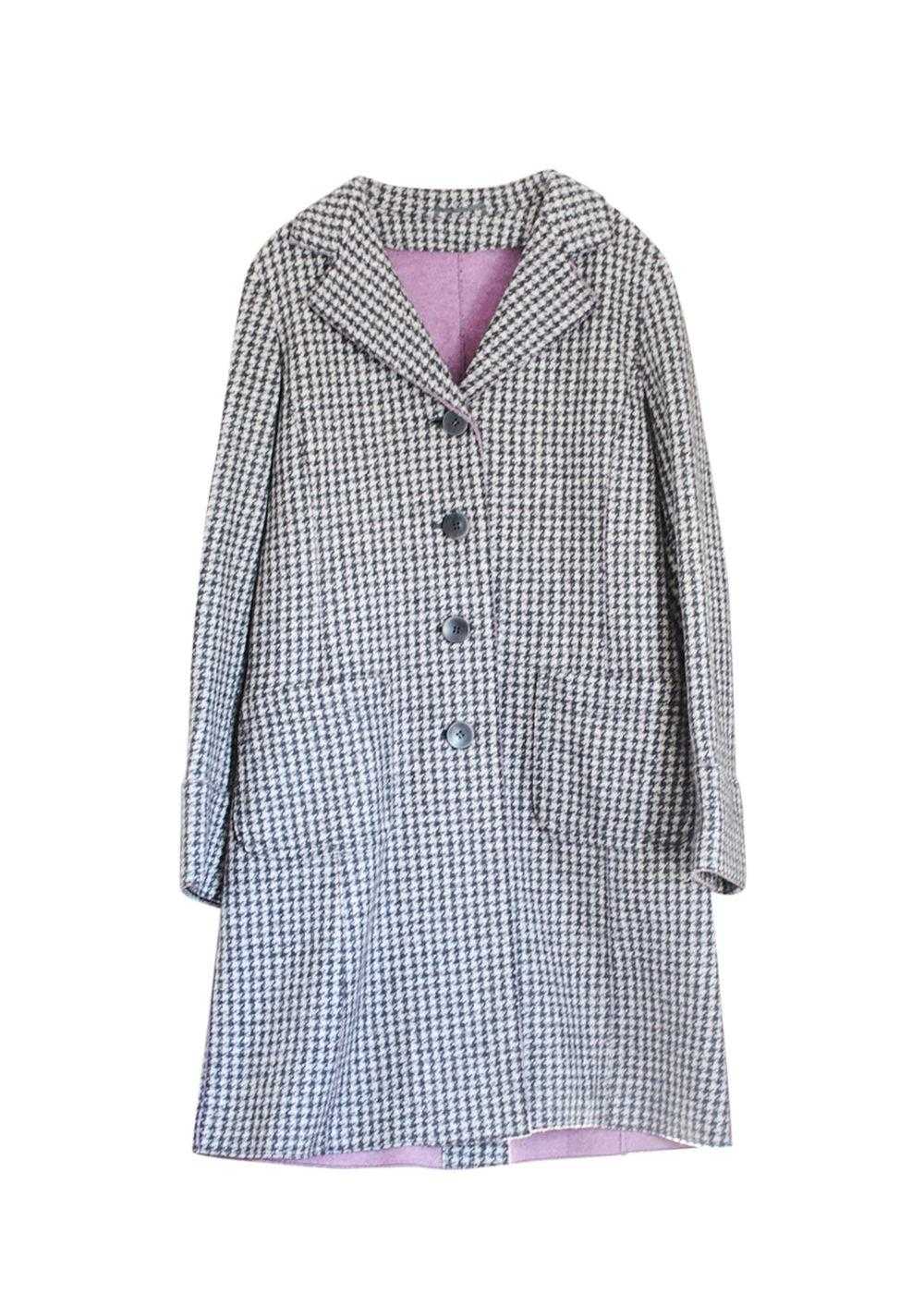 Product Details Max Mara Houndstooth Wool Coat - image 1