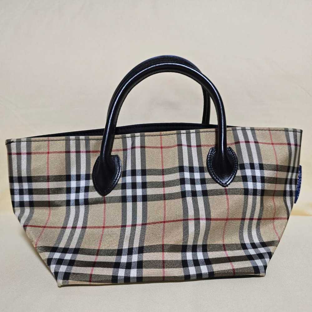 Burberry Blue Label Nylon Mini Tote Bag Nova Check - image 2