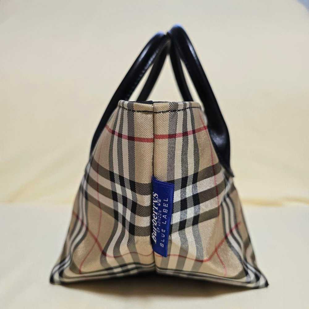 Burberry Blue Label Nylon Mini Tote Bag Nova Check - image 4