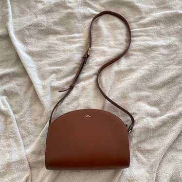 APC Half Moon Shoulder Bag Brown