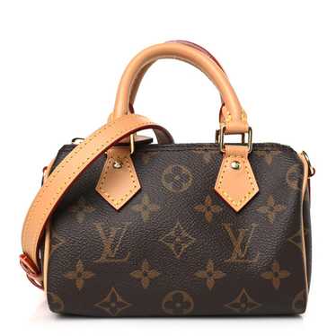 LOUIS VUITTON Monogram Nano Speedy Bandouliere