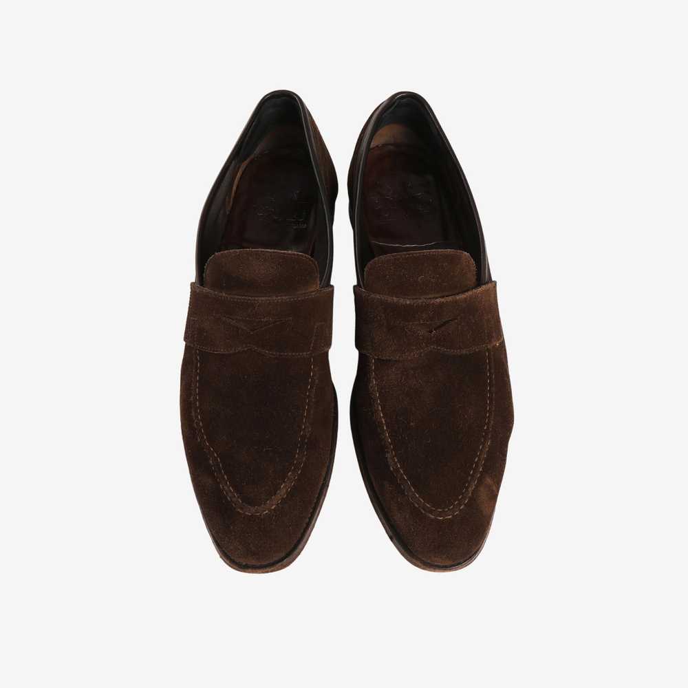 Crockett & Jones Teign Suede Loafers - image 5