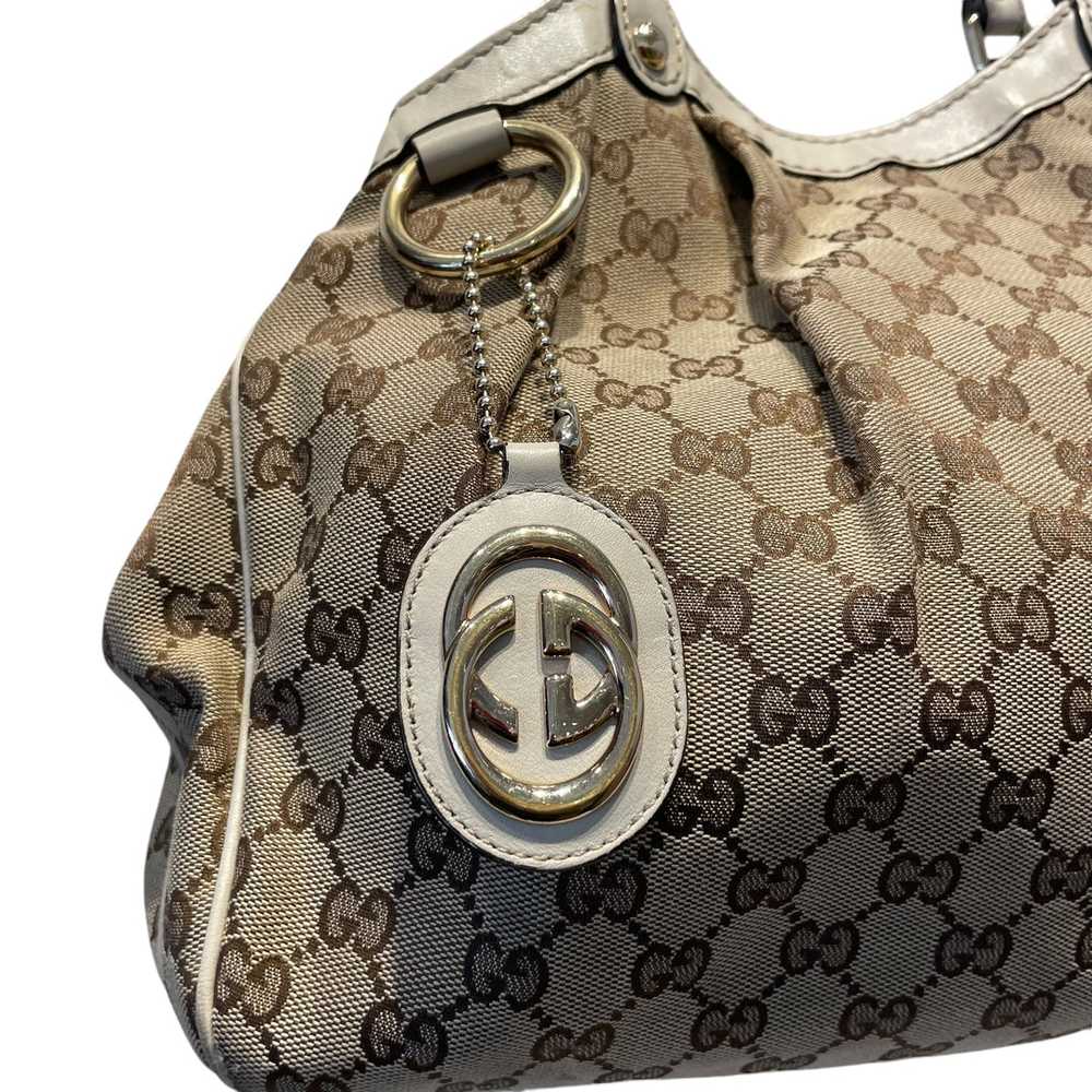 GUCCI/Hand Bag/M/Monogram/BEG/sukey - image 4