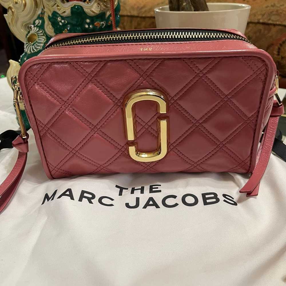 Marc Jacobs The Softshot 21 Quilted Leather Camer… - image 1