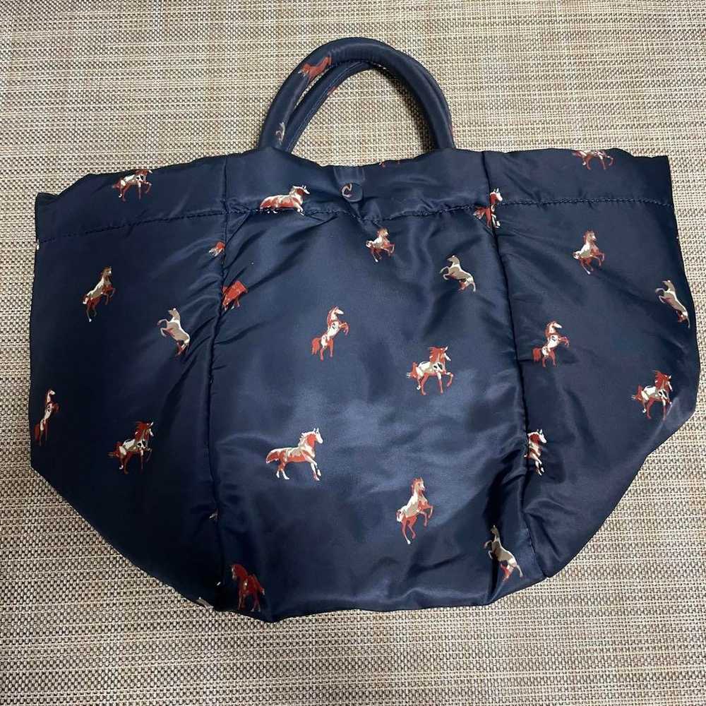 russet LASCOTE horse pattern 2WAY bag - image 12