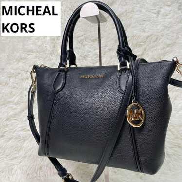 Michael Kors LENOX Messenger 2WAY Shoulder Bag Bla