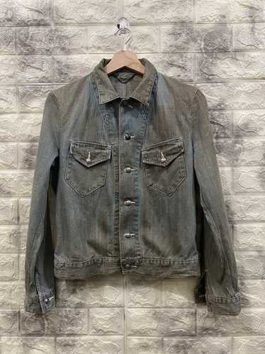 45rpm × Kapital × R R x 45rpm crop denim jacket