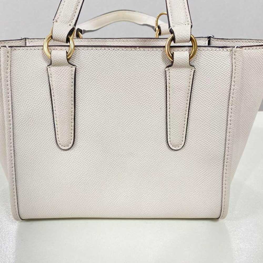 COACH Coach F11925 Leather 2WAY in Ivory Color - image 4