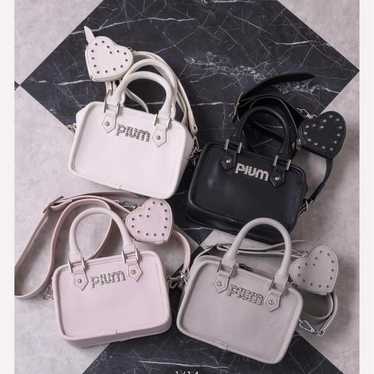 Pium Mini Boston Bag with Heart Pouch Pink - image 1