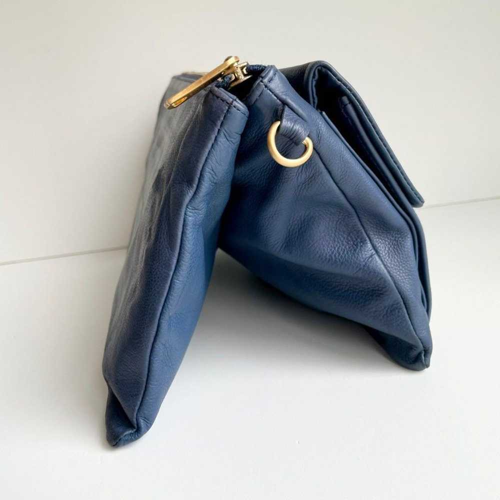 A.D.M.J Shoulder Bag Navy Leather - image 10