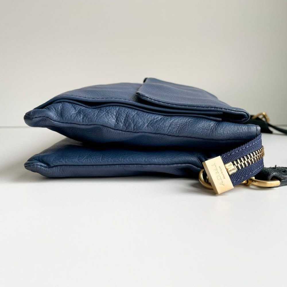 A.D.M.J Shoulder Bag Navy Leather - image 12