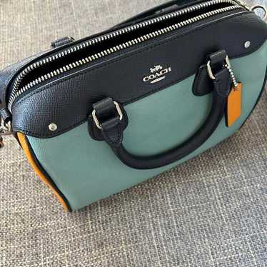 COACH Mint Green Shoulder Bag - image 1