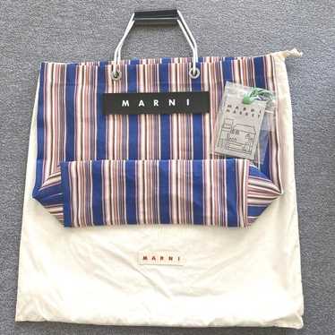 MARNI Striped Tote Bag - image 1